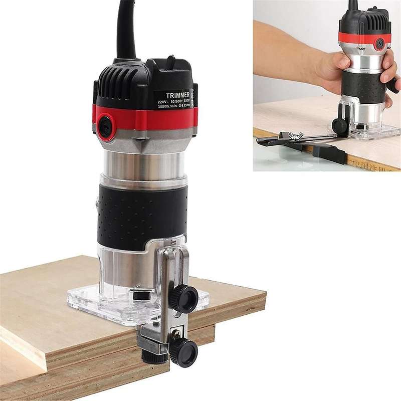 800w Electric Wood Trimmer Wood Router Laminate Trimmer Professional Slotting Trimming Grooving Mach