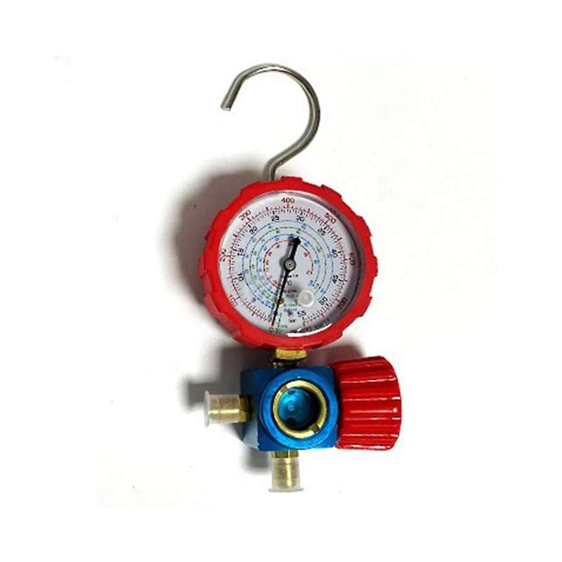 800PSI Refrigerant Manometer Air Condition Pressure Gauge Manometer Valve Manometro for R410A R22 R1