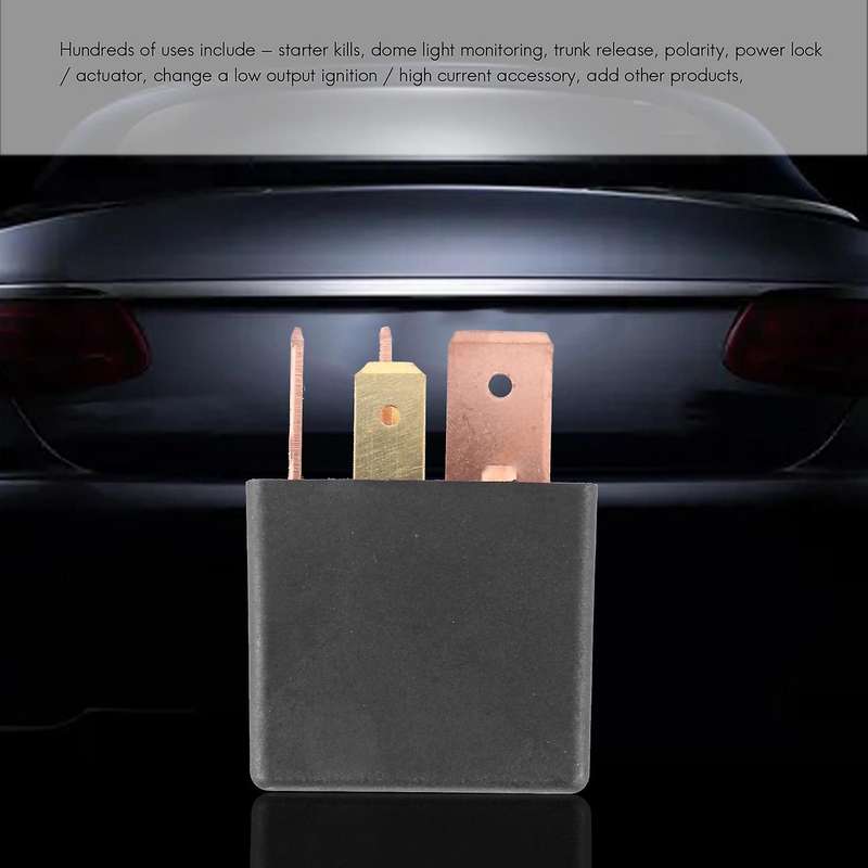 80A DC 12V 5 Pin DIY Relay Car Truck Vehicle