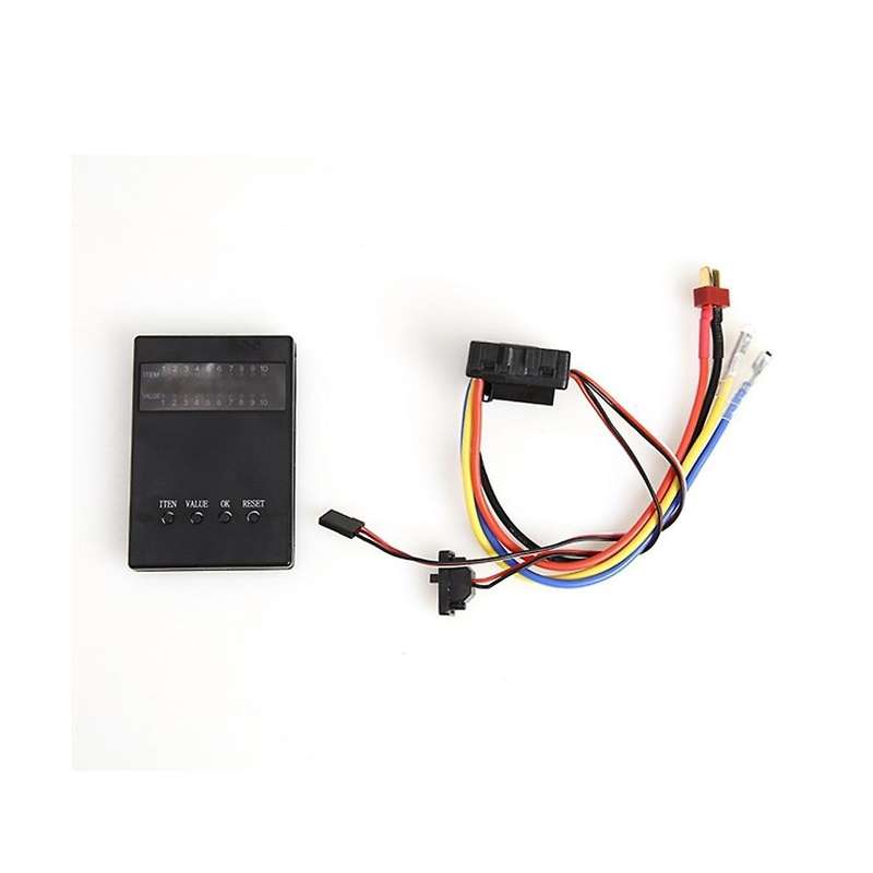 80a Brushed 1080 Electronic Governor Waterproof Esc with Program Card for 1: 10 1/8 Track Car