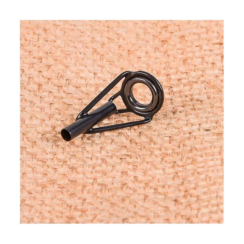 80Pcs Black Multi-Size Sea Rod Guide Ring Set Stainless Steel Ceramic Lure Wire Ring Guide Rail Repl