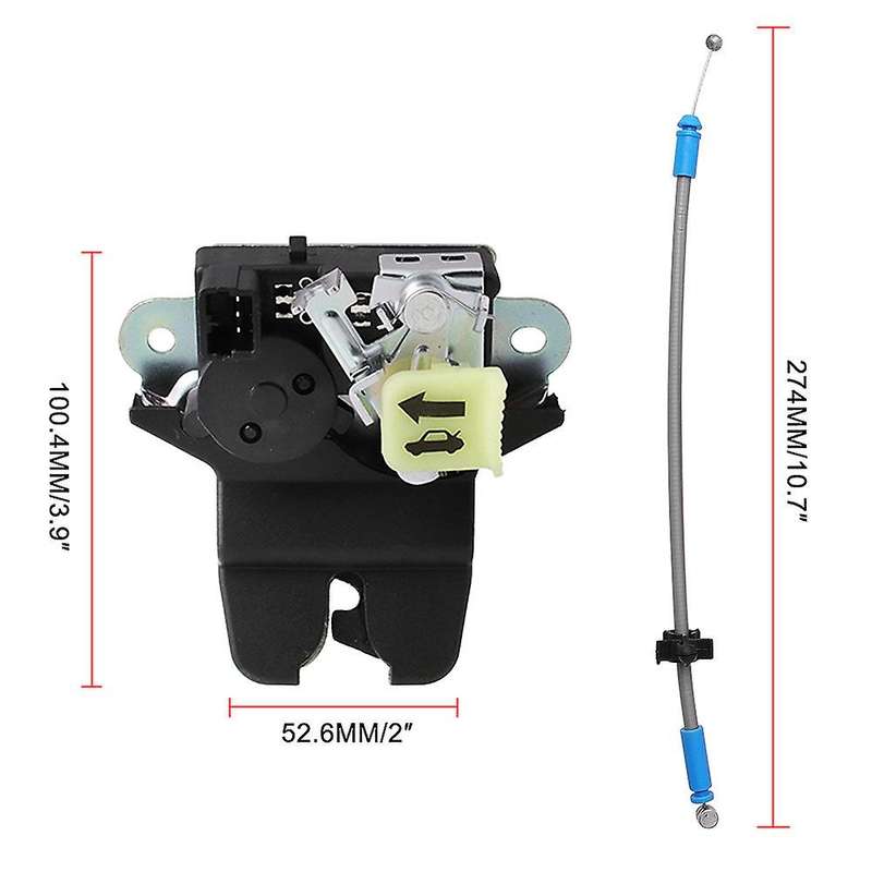 81230-C1010, Trunk Lock for 1.6L 2.0L 2.4L Engines , Latch Lock Tail Gate Actuator