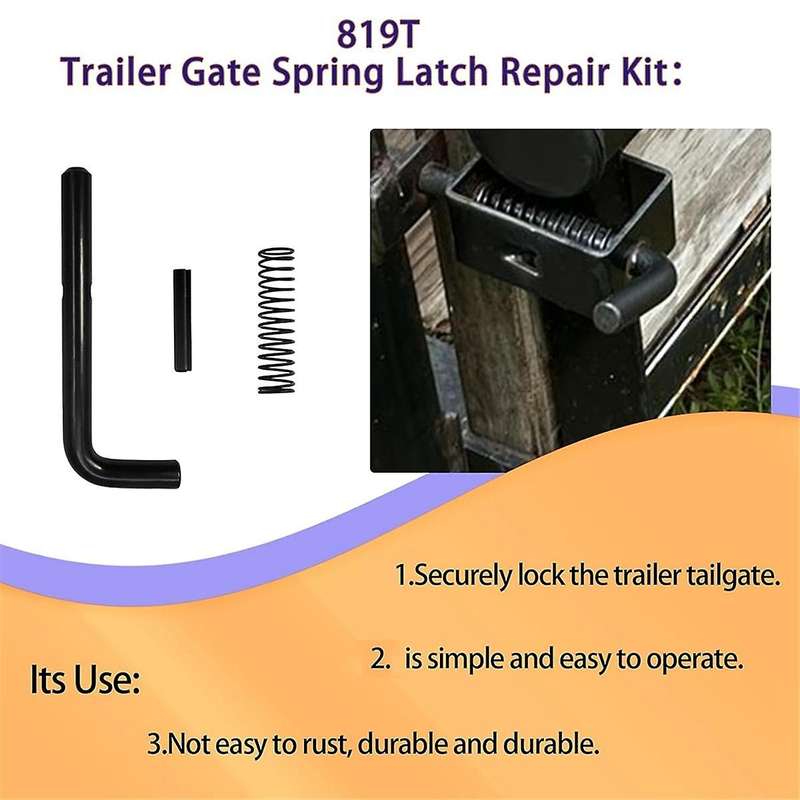 819t Trailer Gate Spring Latch Repair Tool Kit for Carry-on Utility Trailer 4x8ng 5xi0lgw2k 6x8gw13