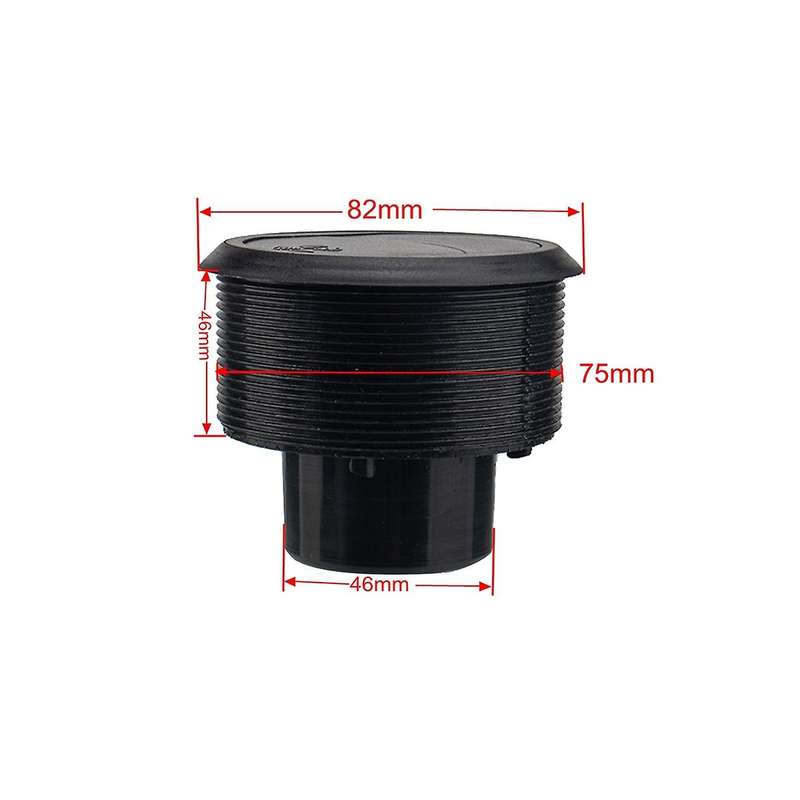82mm Vent Air Outlet Rotating Round Ceiling for Car RV Bus ATV A/C Air Outlet