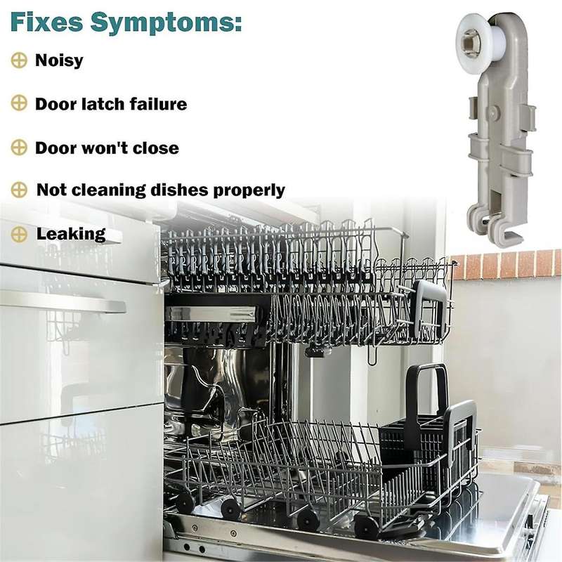 8268743 Dishwasher Upper Rack Wheel Replacement for Dishwashers Top Rack Parts WP8268655
