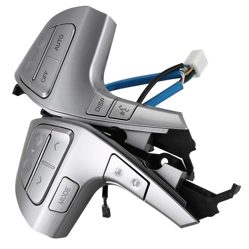 84250-0e120 Multifunction Steering Wheel Combination Control Switch for (silver)