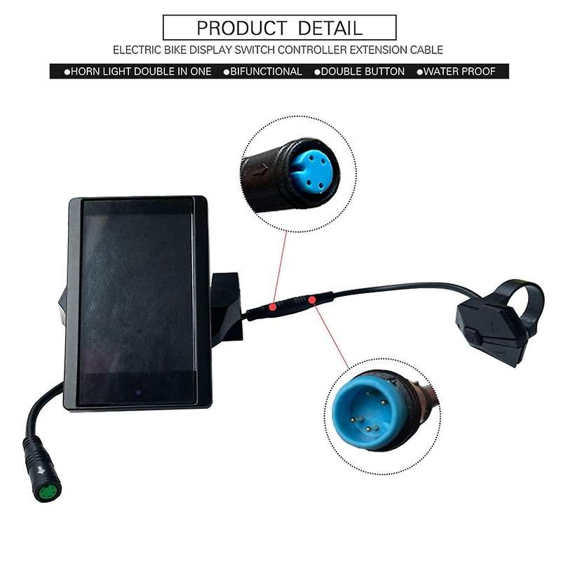 850c P850c Display Controller 4 Pin for Comvertion Kit Panel Control Cycling Ebike Accessories