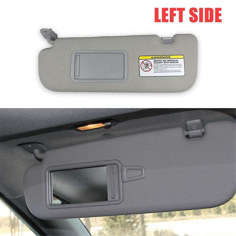 852102V130TX Left Car Sunshield Sunvisor with Mirror Interior Sun Visor for 2012-2015