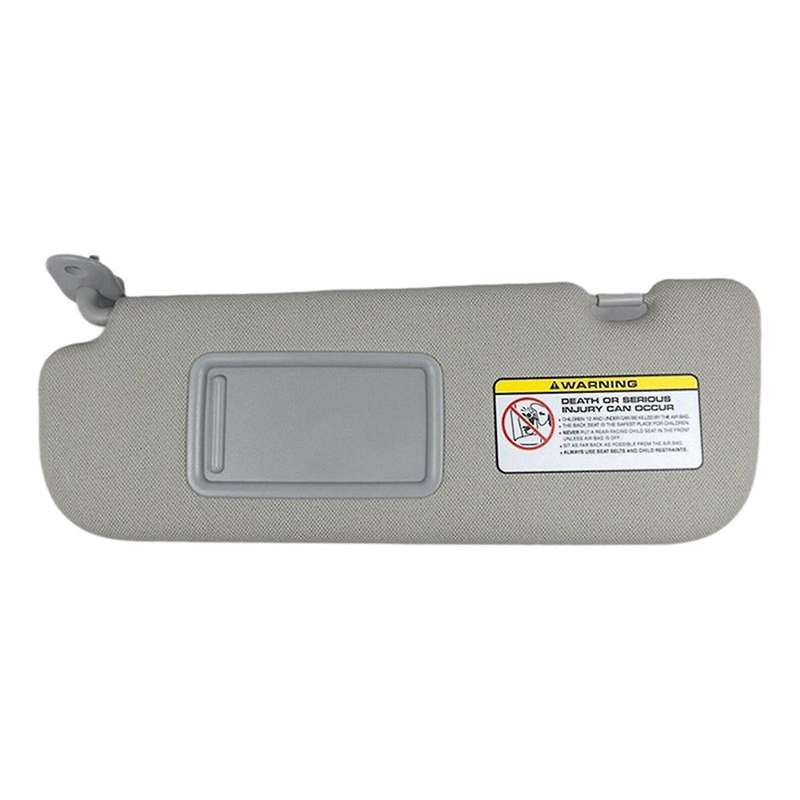 852102V130TX Left Car Sunshield Sunvisor with Mirror Interior Sun Visor for 2012-2015