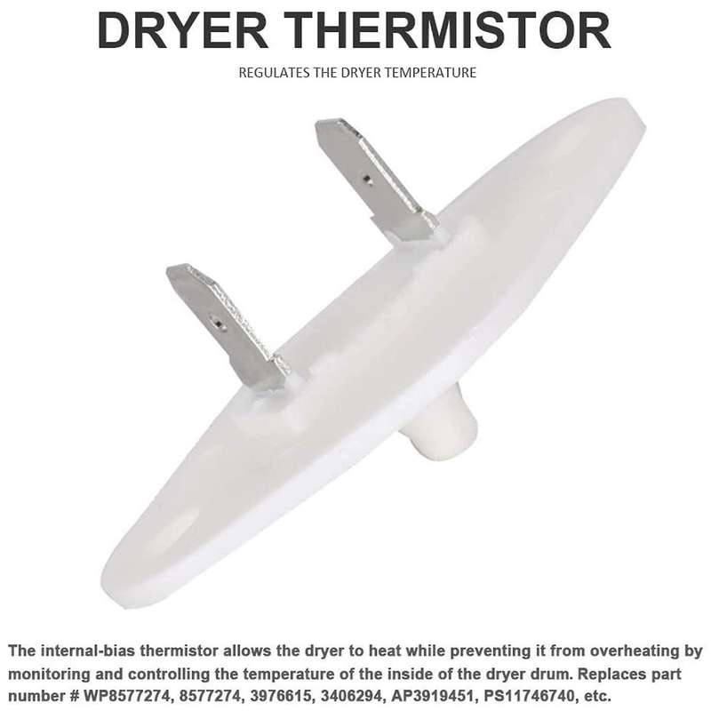 8577274 Dryer Thermistor Parts Compatible 3976615 AP3919451 WP8577274