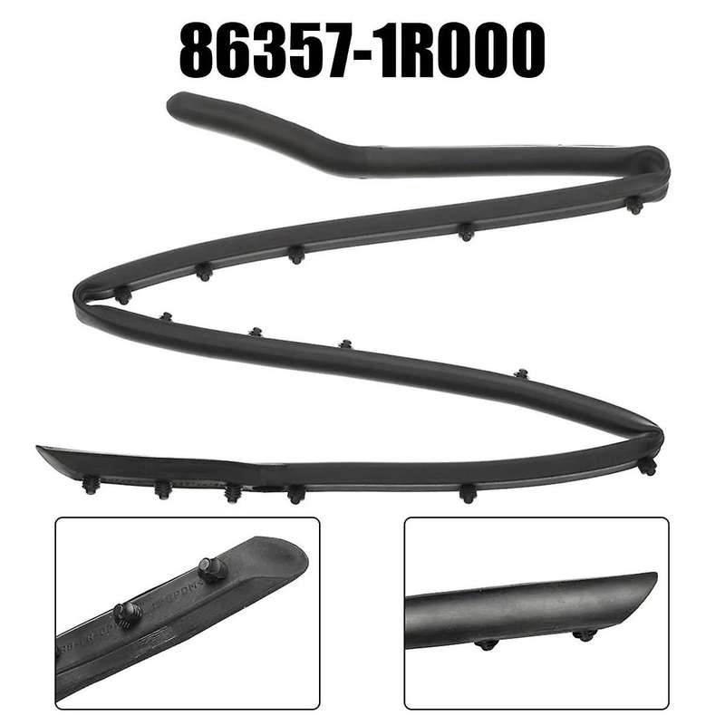 86357-1R000 Car Front Bumper Spoiler Seal Strip Bumper Spoiler Seal Strip for Accent 2012-2017