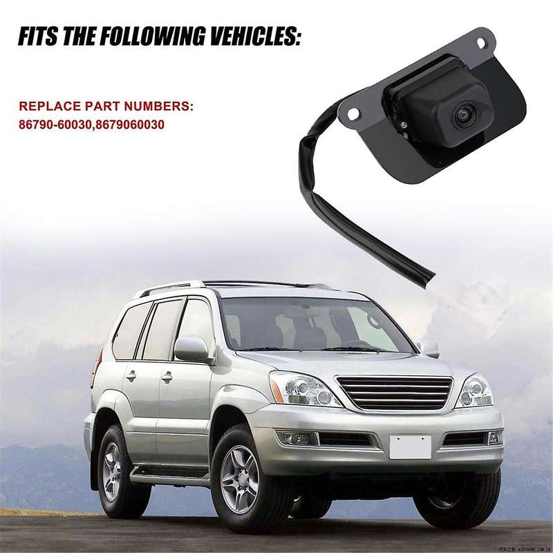 86790-60030 Rear View Backup Camera for GX470 2003-2006 Park Assist Camera Replaces 8679060030