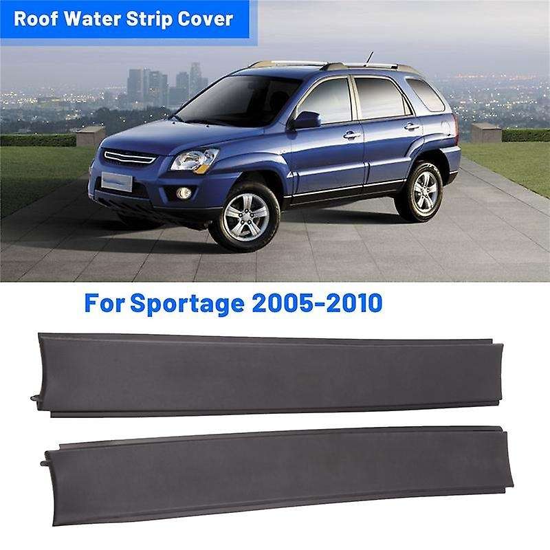 872101f001 872201f001 2pcs Car Roof Water Strip Cover, Front Cover Plate Of Luggage Rack for 2005-2