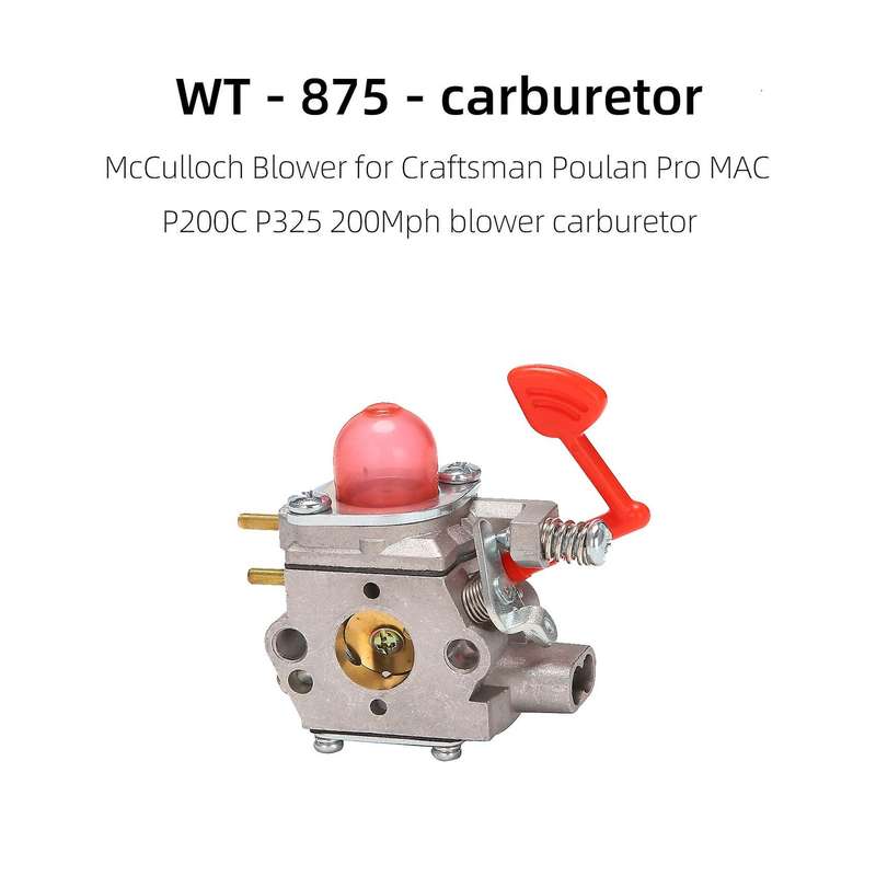 -875 Carburetor for Poulan Pro Blower MC200VS P200C P325 200Mph Blower Carb Replace 545081855