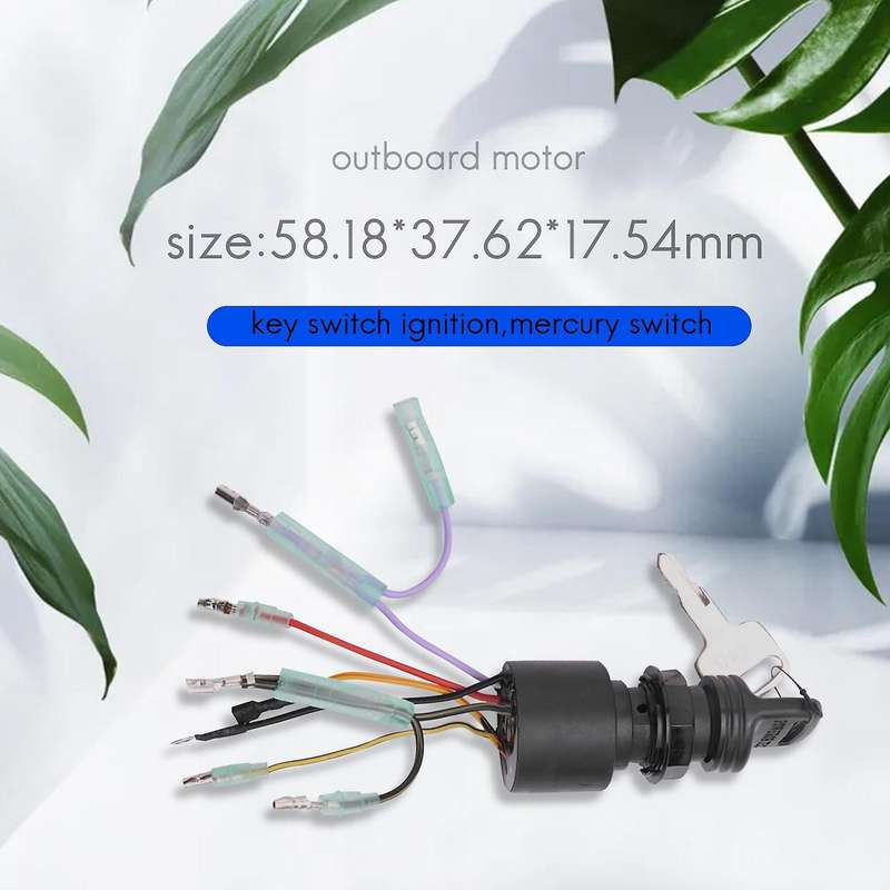87-17009A5 Boat Motor Ignition Key Switch for Mercury Outboard Motors 3 Position Off-Run-