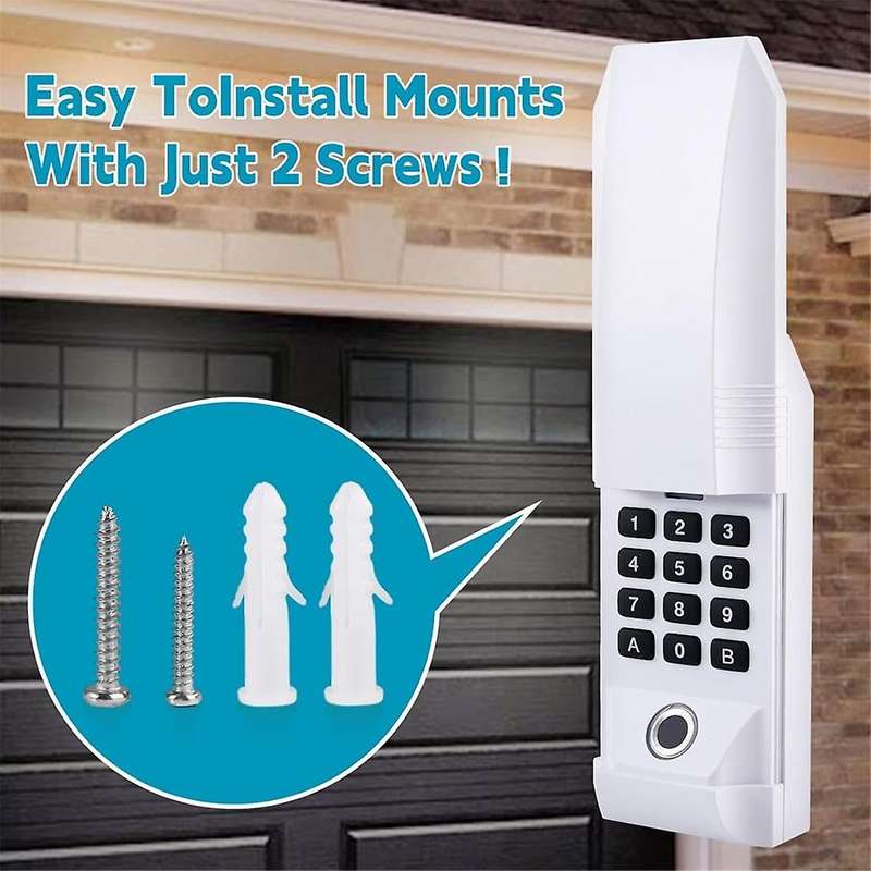 877max Fingerprint Garage Door Keypad for Opener. Replaces 878max G940ev-p2 977lm 877lm