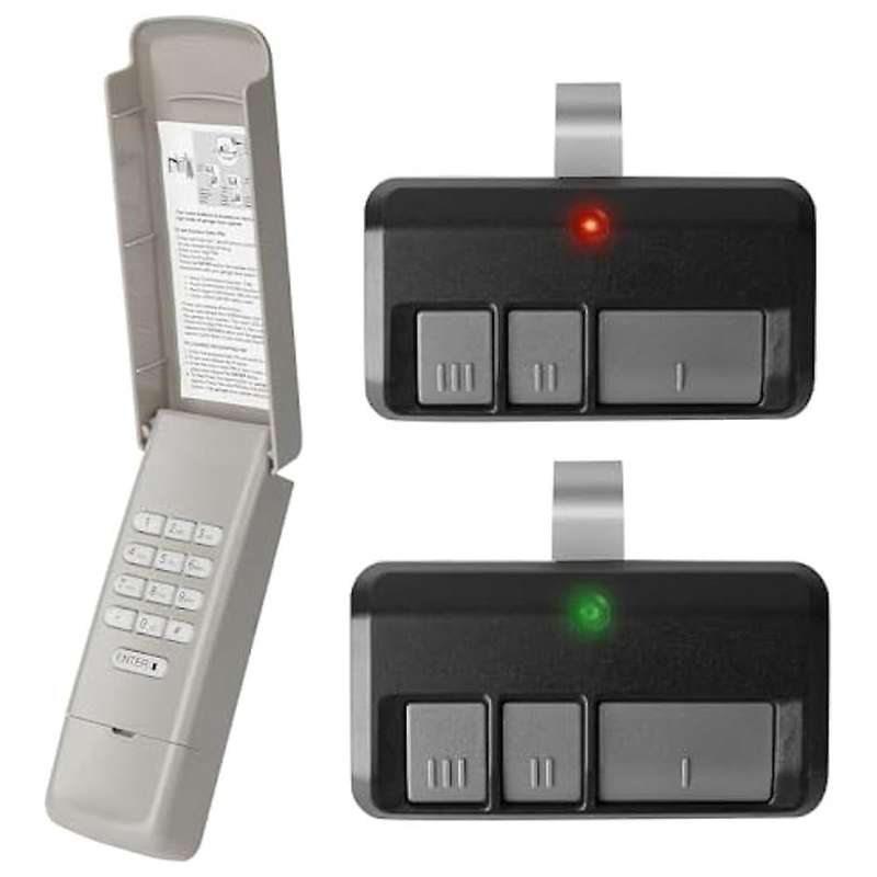 877MAX Garage Door Keypad, with 2Pack 893MAX Garage Door Opener Remote for Garage Door Opener Since