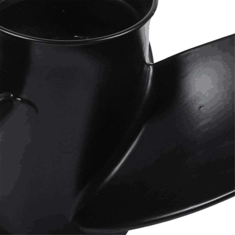 8-9.8hp 3 Blades 3b2w64517-1 8.5x9 Outboard Propeller Boat for Tohatsu Mercury 12 Spline Tooths Blac
