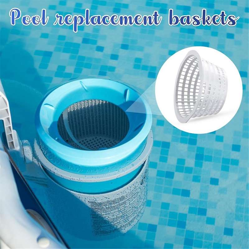 8926 Skimmer Replacement Weir Door Flap and 8928 Pool Skimmer Basket for Above Ground and in Ground