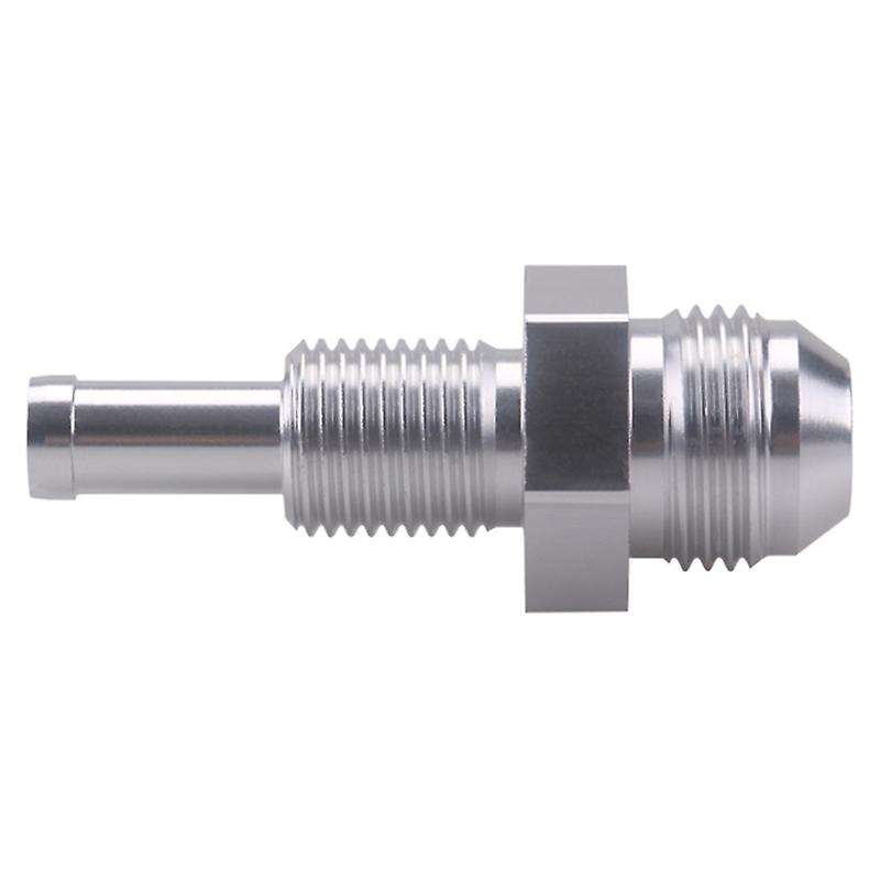 8AN Male Flare Bulkhead to 3/8 Hose Barb Fuel Tank Fitting