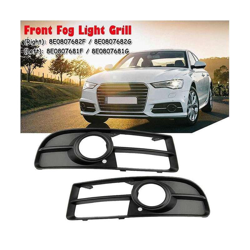 8e0807681f 8e0807682f Bumper Fog Light Grille Fog Light Frame Fog Light Grille Car for A4 B7