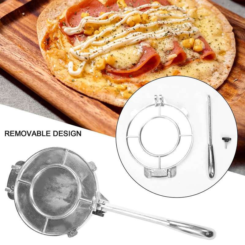 8-inch Multifunctional Aluminum Cake Pie Press Manual Tortilla Dough Pressing Tool Kitchen Accessor