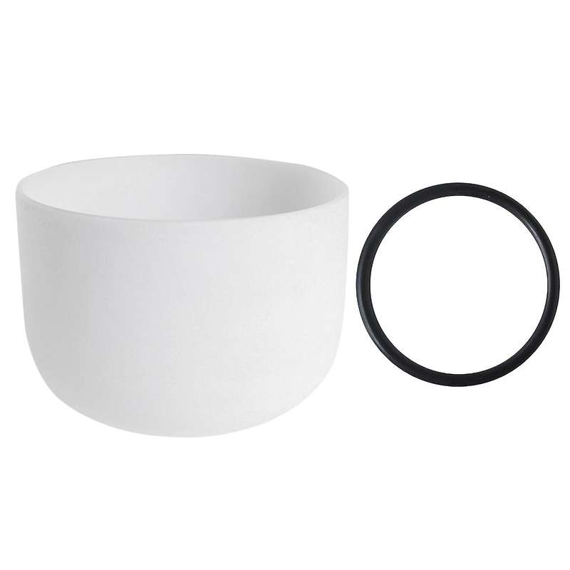 8inch Note Perfect Sound A Third-eye Frosted Quartz Crystal Singing Bowl