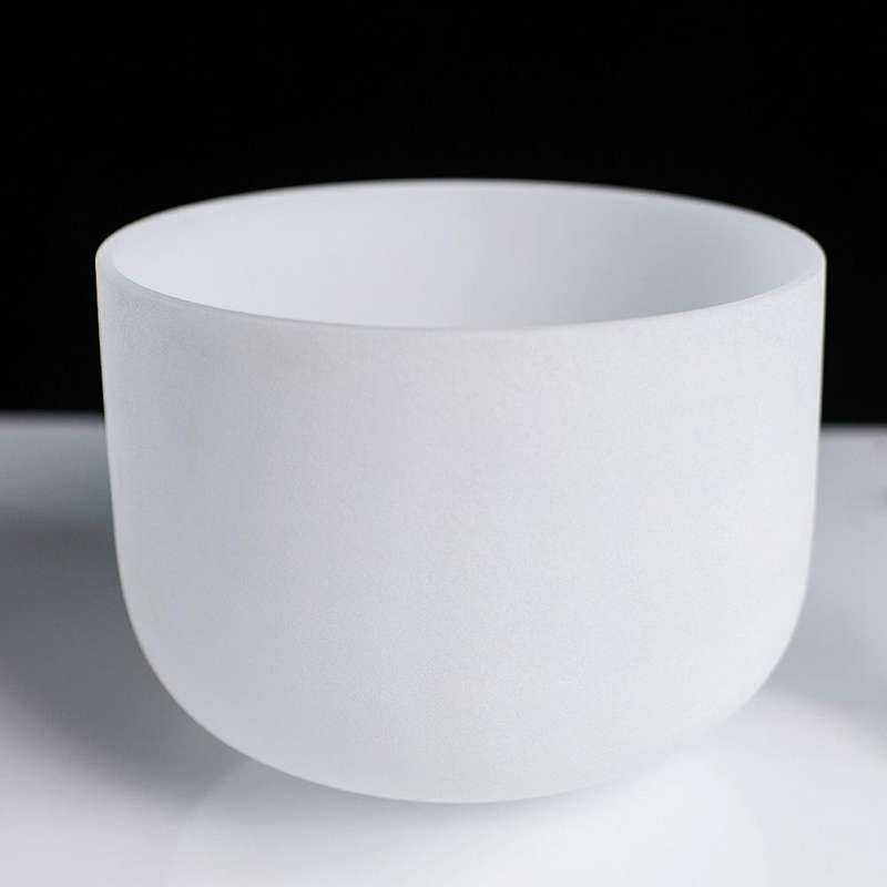 8inch Note Perfect Sound A Third-eye Frosted Quartz Crystal Singing Bowl