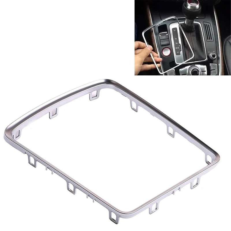 8K0864260 Chrome Central Console Frame Trim for A4 B8 A5 S5 Q5 RS4 RS5 Gear Shift Knob Frame Transm