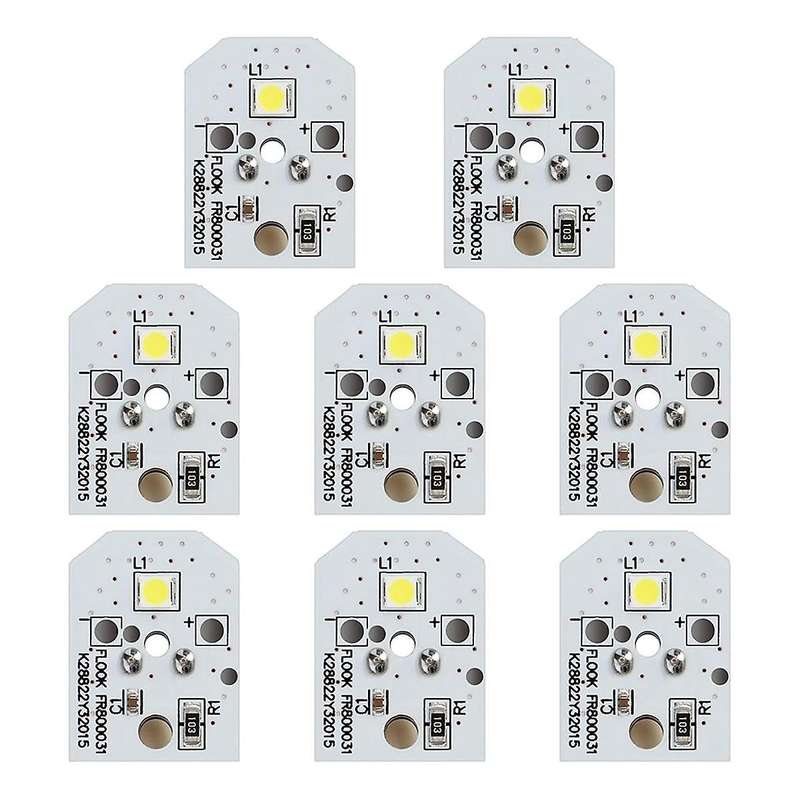 8PC WR55X11132 WR55X25754 Refrigerator LED Light Compatible for Refrigerator LED Light Bulb