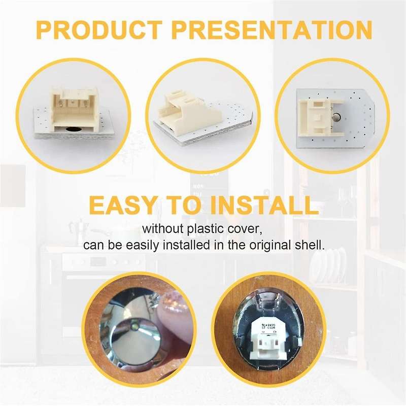8PC WR55X11132 WR55X25754 Refrigerator LED Light Compatible for Refrigerator LED Light Bulb