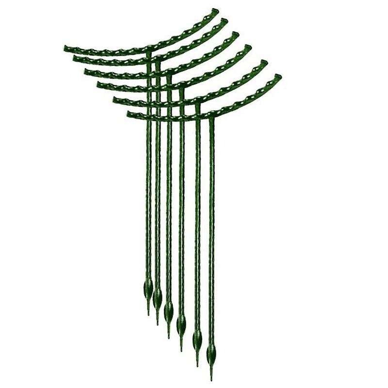 8PC Plant Support Pile, Garden Flower and Green Plant Support Ring, Flowerpot Support Ring, Suitabl