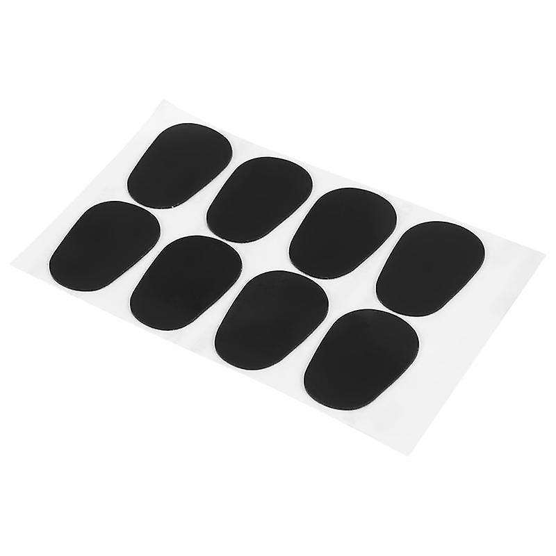8pcs 0.3mm Mouthpiece Patches Pads Cushions for Alto Sax Tenor Saxophone Black