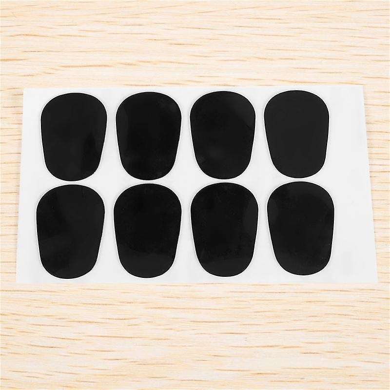 8pcs 0.3mm Mouthpiece Patches Pads Cushions for Alto Sax Tenor Saxophone Black