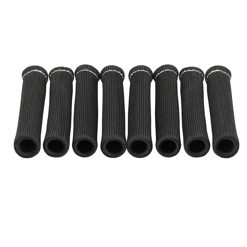 8Pcs 2500 for Spark Plug Wire Boots Protector Sleeve Heat Shield Cover for LS1/