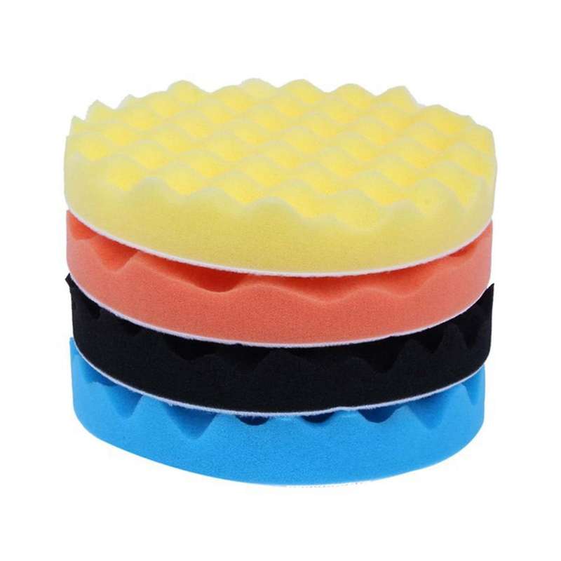 8pcs 7inch/180mm Sponge Polishing Buffer Pad Kit Tool for Car Polisher