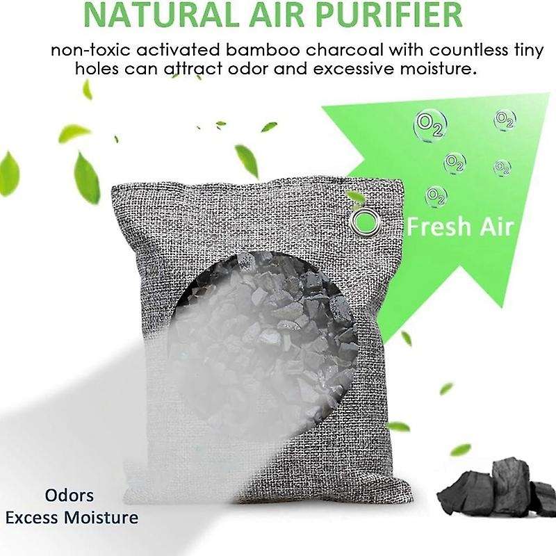 8pcs Azabu Bamboo Charcoal Bag New Car Formaldehyde Deodorizing Activated Carbon Bag