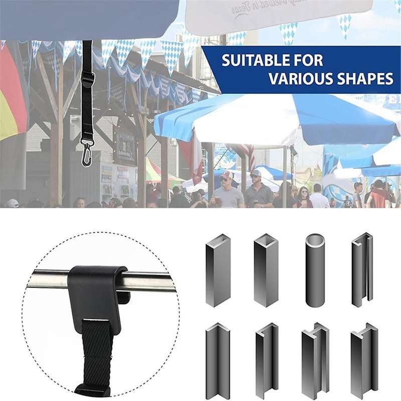 8pcs Canopy Hanging Clips for Business Exhibitions Hang Signs for Outdoor Camping Hang Food, Garbage