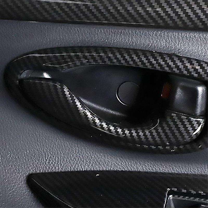 8PCS Car Inner Door Handle Bowl Cover for Vios 2014-2018 Door Handle Protective Cover Trim Sticker A