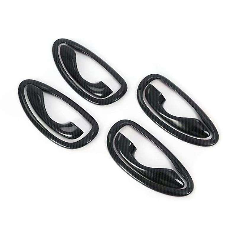 8PCS Car Inner Door Handle Bowl Cover for Vios 2014-2018 Door Handle Protective Cover Trim Sticker A