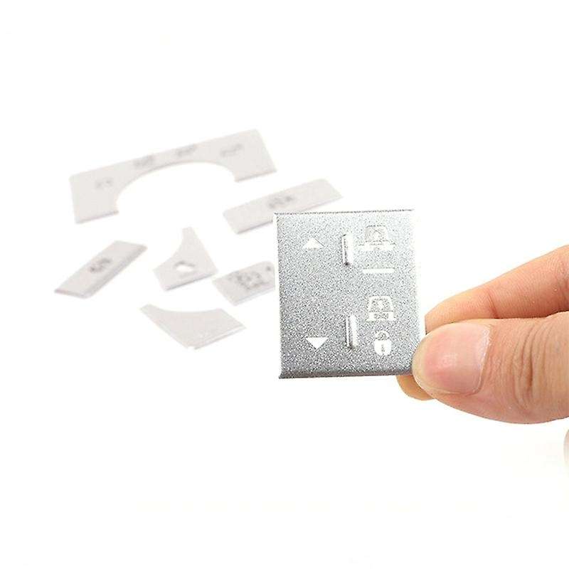 8PCS Car Interior Center Console Mode Adjustment Button Sequins for Range V-Ogue 2014-2017