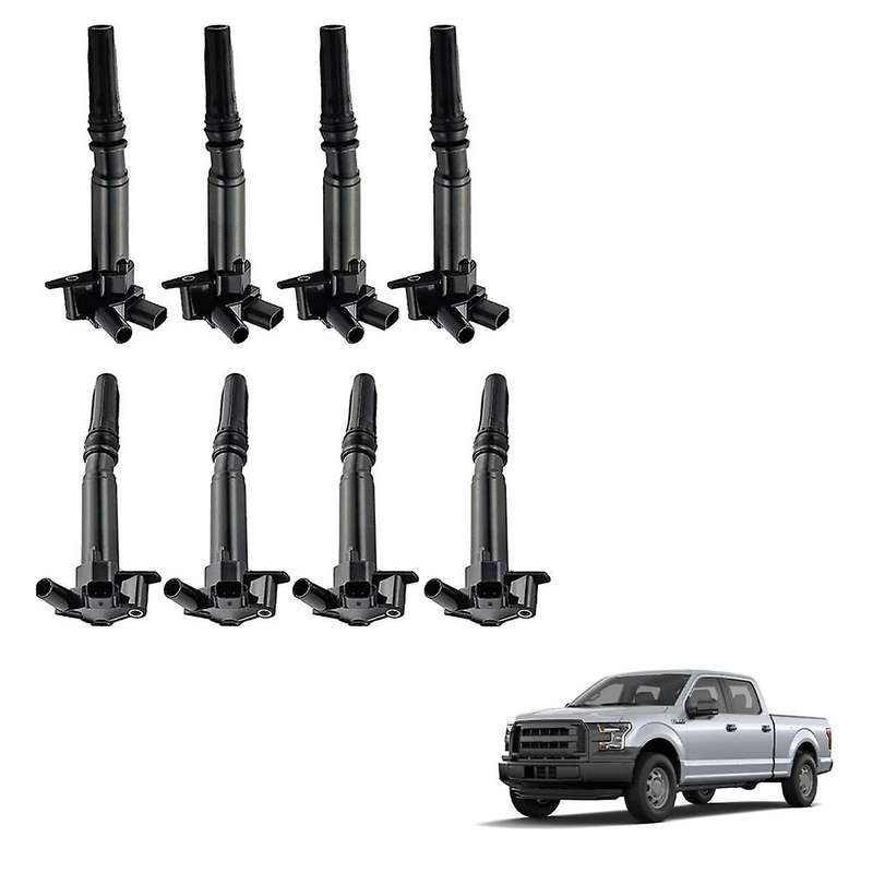 8Pcs Car Engine Ignition Coil Set 610-00184R, AL3E12029AC, UF631 for Truck, F250 Super Duty Truck 6