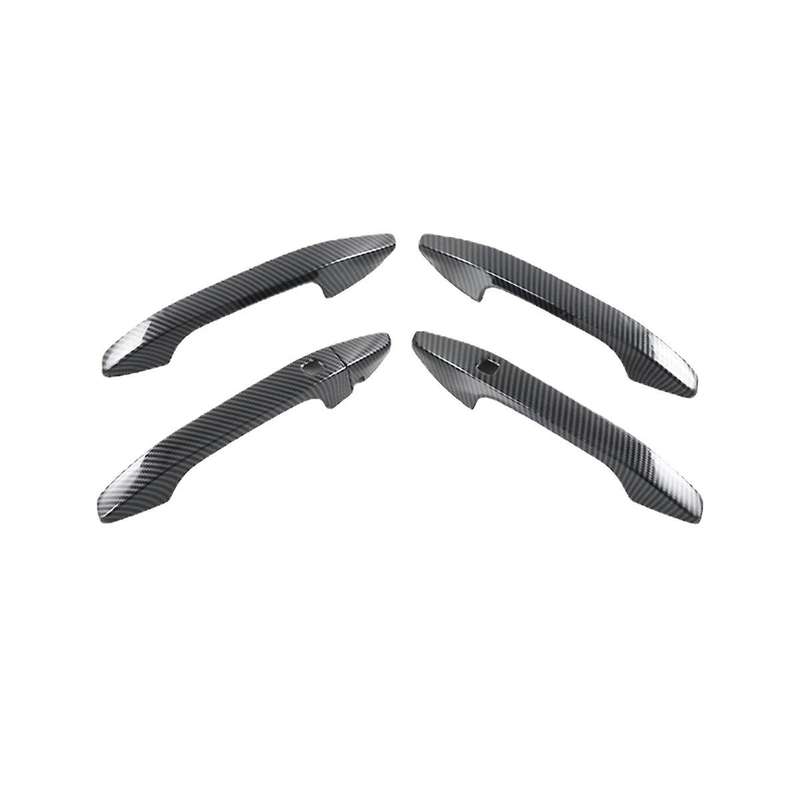 8pcs Car Outside Door Puller Cover Handle Bowl Trim Sticker for Nq5 2021-2023 with Smart Key Hole Lh