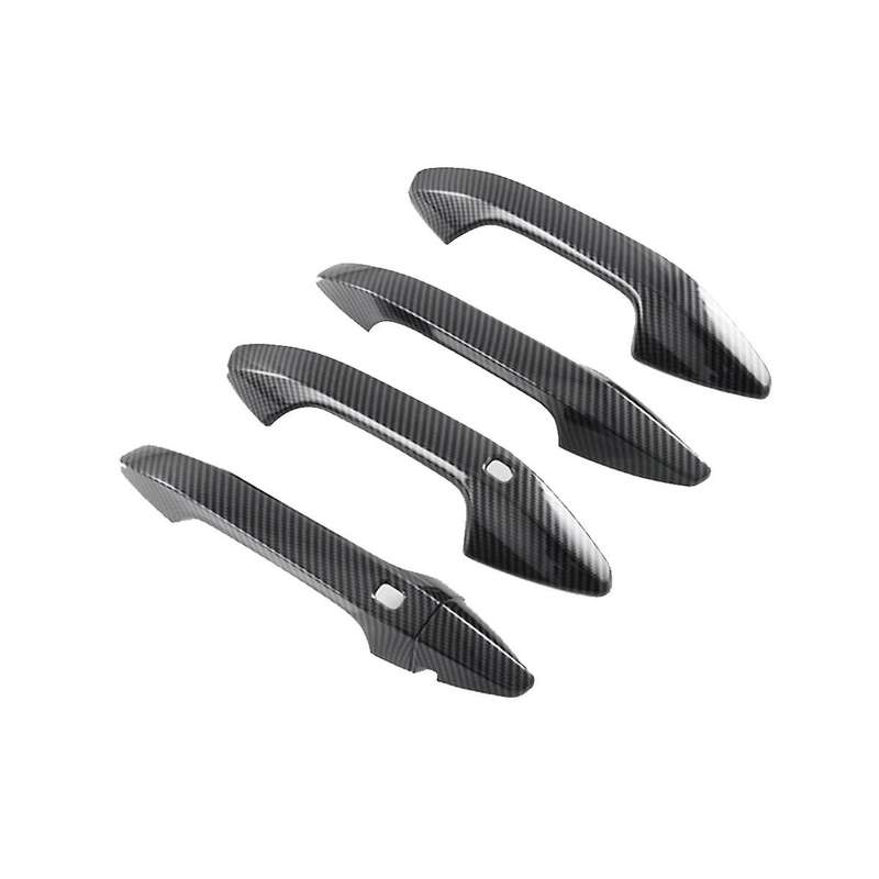 8pcs Car Outside Door Puller Cover Handle Bowl Trim Sticker for Nq5 2021-2023 with Smart Key Hole Lh