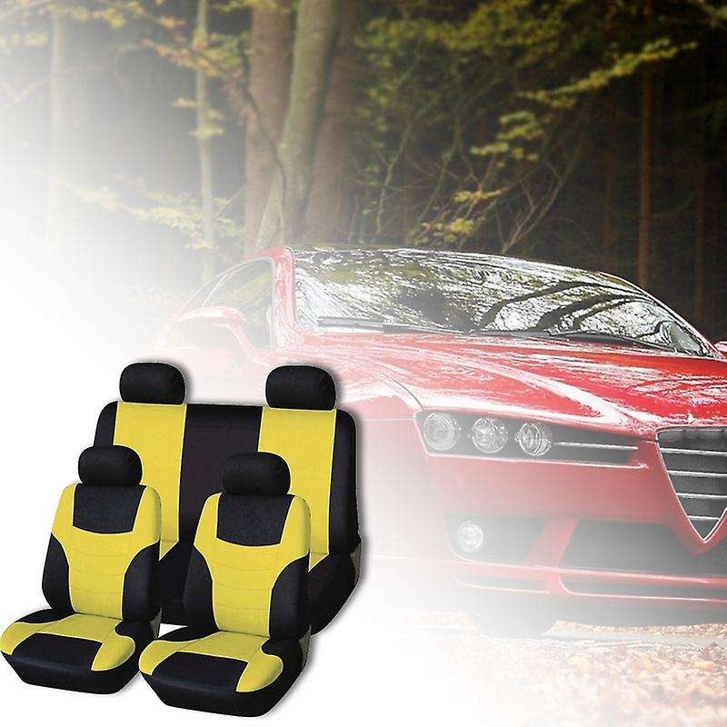 8Pcs Car Seat Covers Set Universal Heavy Duty Cotton Covers Waterproof Protectors Van for All Vehicl