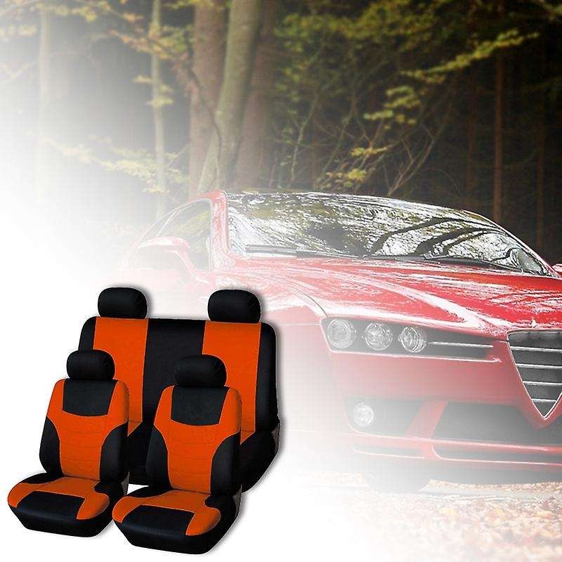 8Pcs Car Seat Covers Set Universal Heavy Duty Cotton Covers Waterproof Protectors Van for All Vehicl