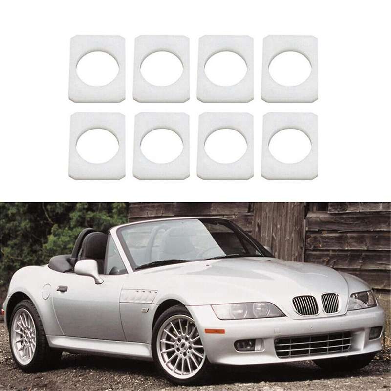 8PCS Car Seat Rail Bushing Spacers for Z3 E36 & Z3M 52108401291 52108401292