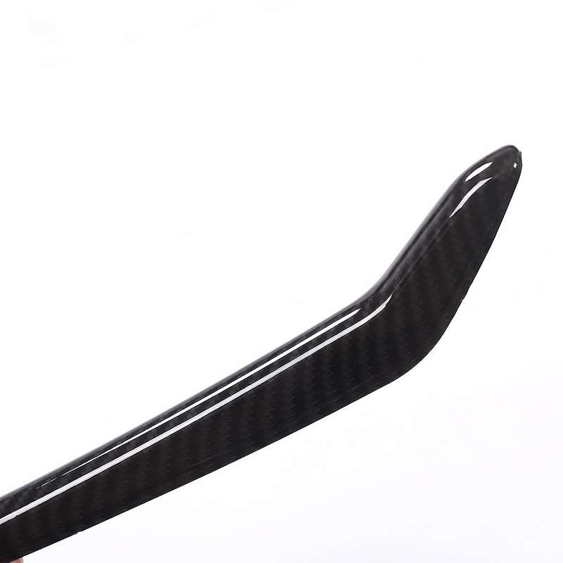8Pcs Carbon Fiber Front Central Grill Grille Cover Molding Trim for 2016-2019