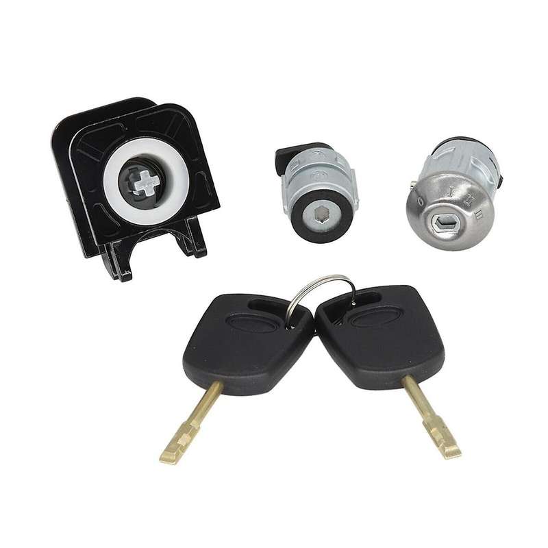 8PCS Complete Lock Set Ignition Switch Left Right Door Lock Trunk Lock for Transit Connect 2002-2013