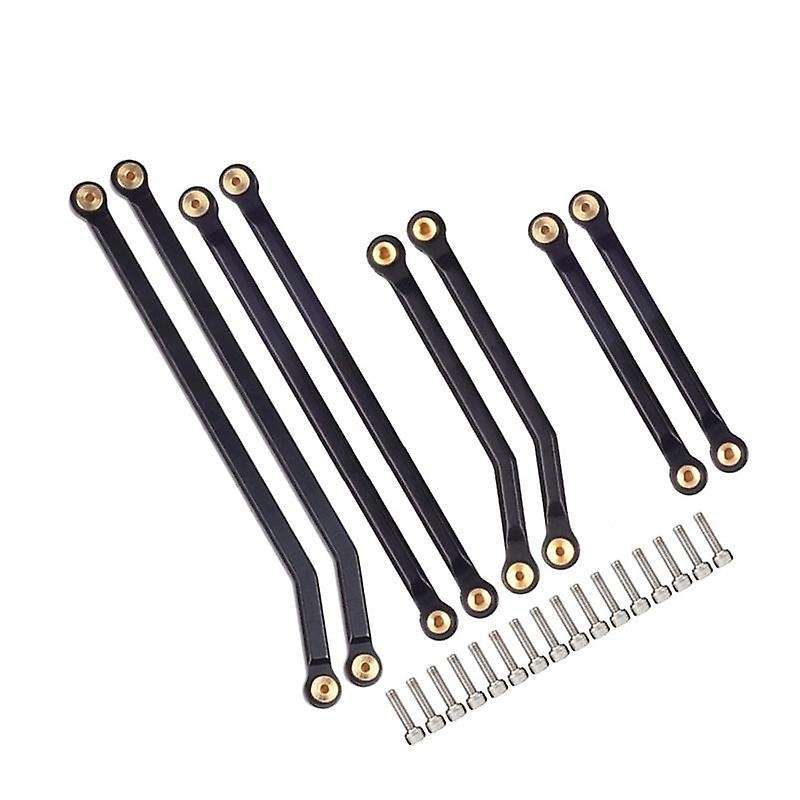 8PCS CNC High Clearance Links 4 Link Set,Black